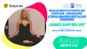 meditacija vidinė ramybės upė